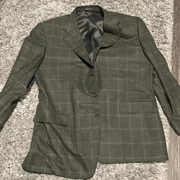 Green light plaid jacket. Sartoria partenopea napoli - Picture 1 of 3